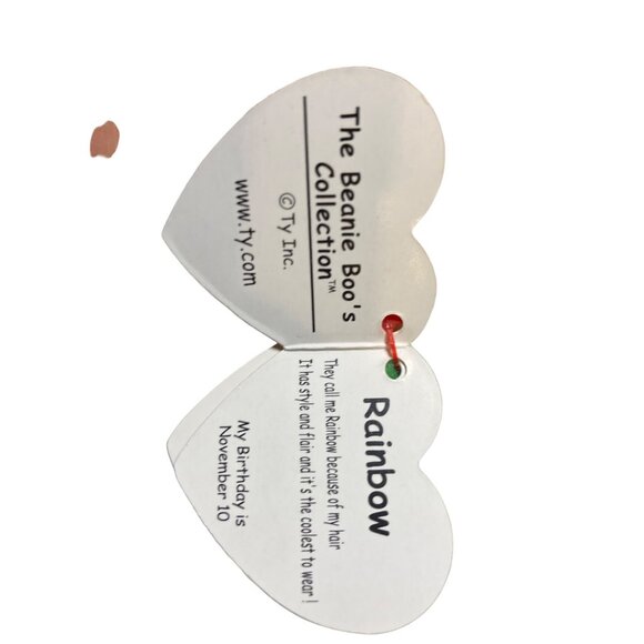 TY Rainbow Poodle Beanie Boo Small 6 Inch - Stuffed Animal (37223) - Picture 10 of 12